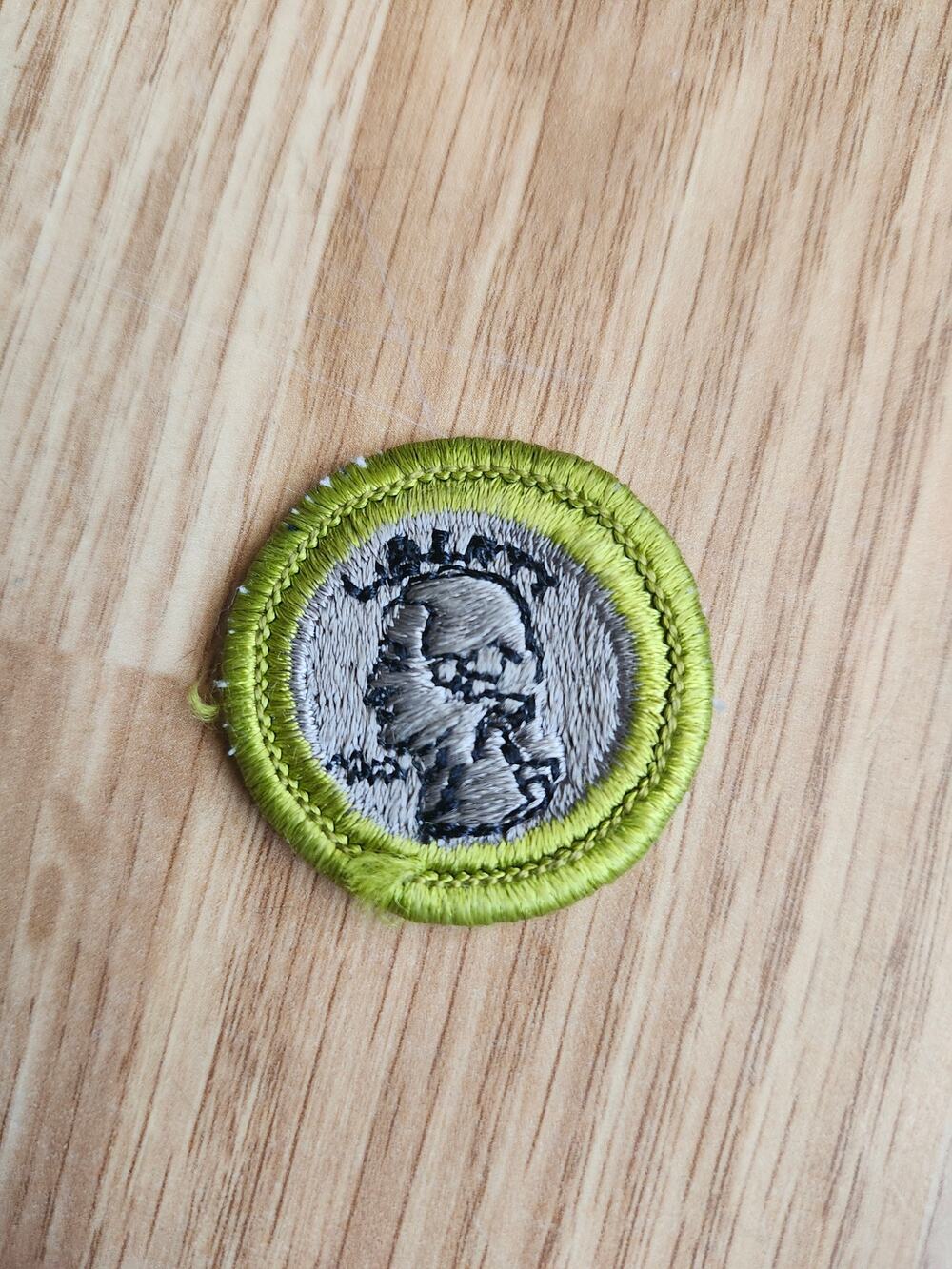 Vintage BSA Boy Scouts Coin Collecting Merit Badge Patch Scouting Insignia USA